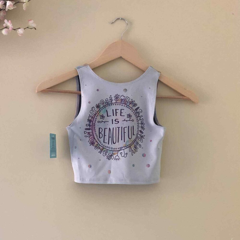 SugarLulu Tank Crop Top Size XS NWT